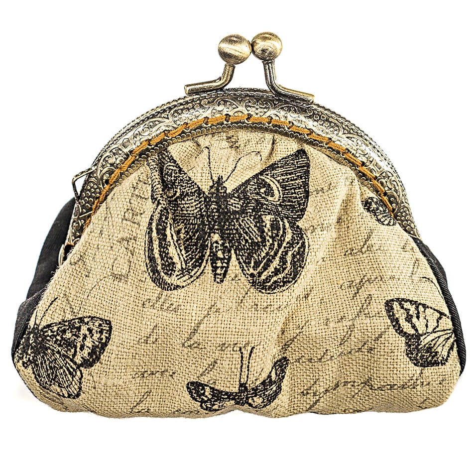 Handbags Butterfly Zip Around Wallet Wrist Strap Credit Cards 839Nb8 |  SBKGifts.com